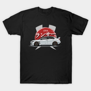 Lancer Evolution X (White) T-Shirt